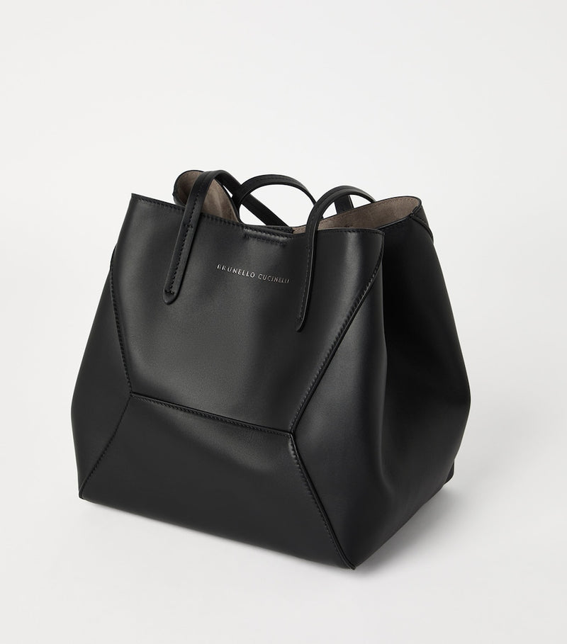 Brunello Cucinelli small calfskin tote bag - British product