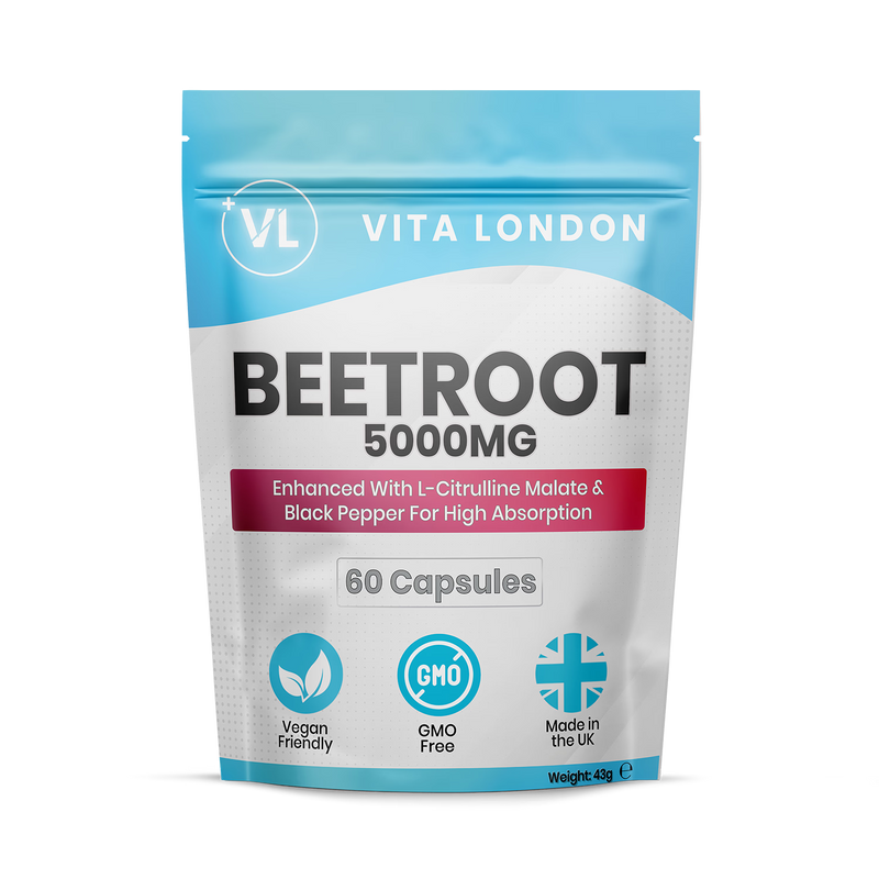 Beetroot and L-Citrulline Malate capsules 5000mg, UK version