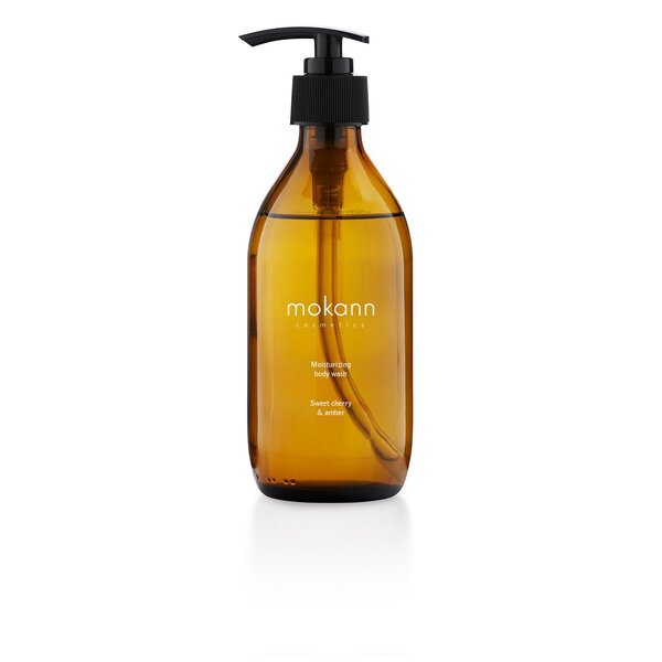 Mokann Body Wash Sweet Cherry 300ml, imported from the UK