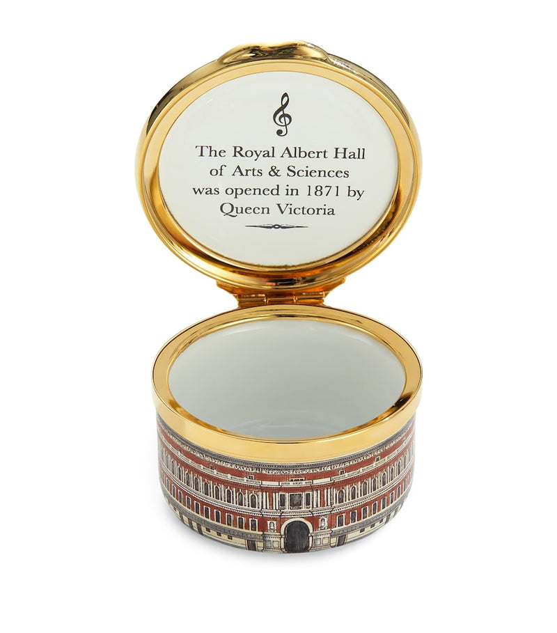 Halcyon Days enamel box Royal Albert Hall, UK version