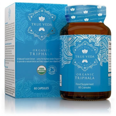 Superdrug True Veda Organic Triphala 10:1 Extract Herbal Supplement, 60 Capsules- Buy online at McGrocer