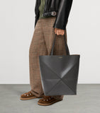 LOEWE extra large leather Puzzle Fold tote bag (British brand)