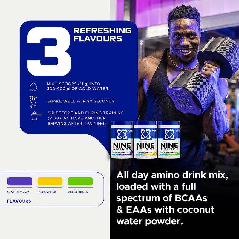 USN amino acid supplement jelly bean 330g (British brand)