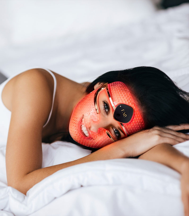 FAQ 202 wireless silicone LED face mask with NIR technology - British product