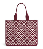 Harrods geometric tote bag, 100% cotton, UK version