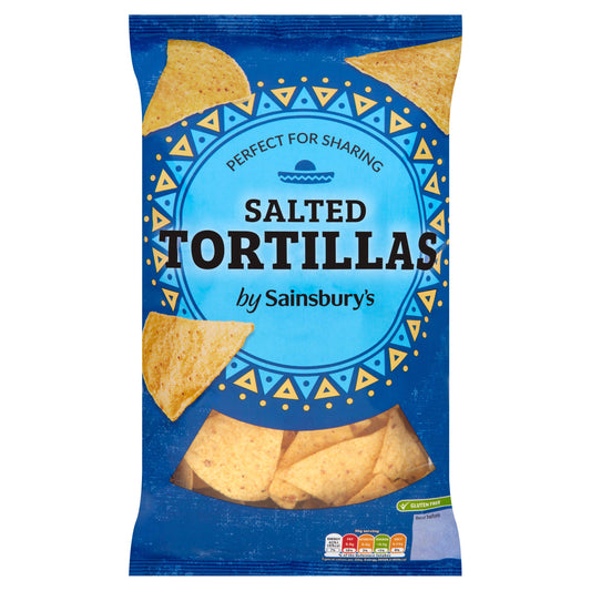 Sainsbury's Tortilla Chips Salted 200g GOODS Sainsburys   