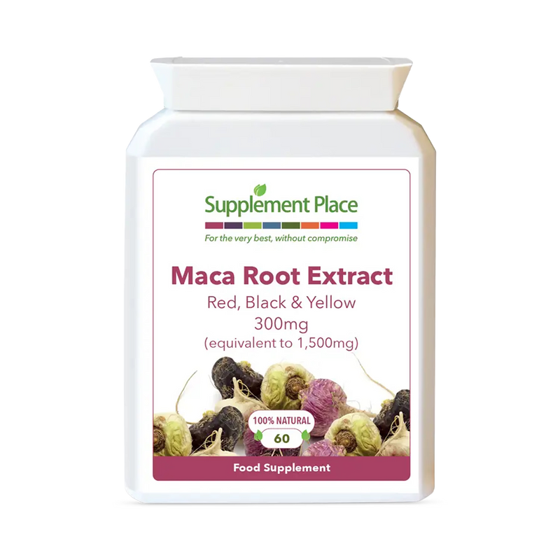 Supplement Place maca root extract capsules 60, imported from the UK