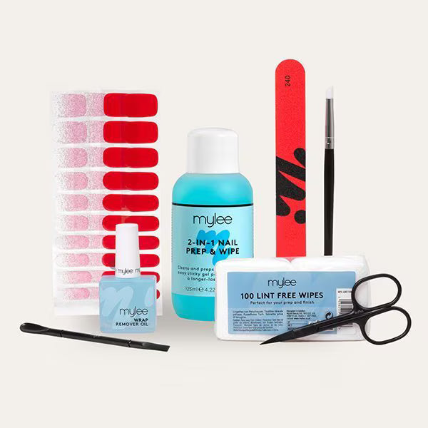 Mylee gel nail wrap kit complete system imported from the UK.