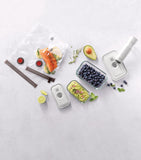 Zwilling vacuum storage starter set with glass containers and vacuum bags (British brand)
