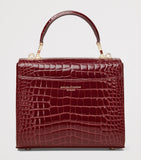 Aspinal of London Midi Mayfair top-handle bag, imported from the UK