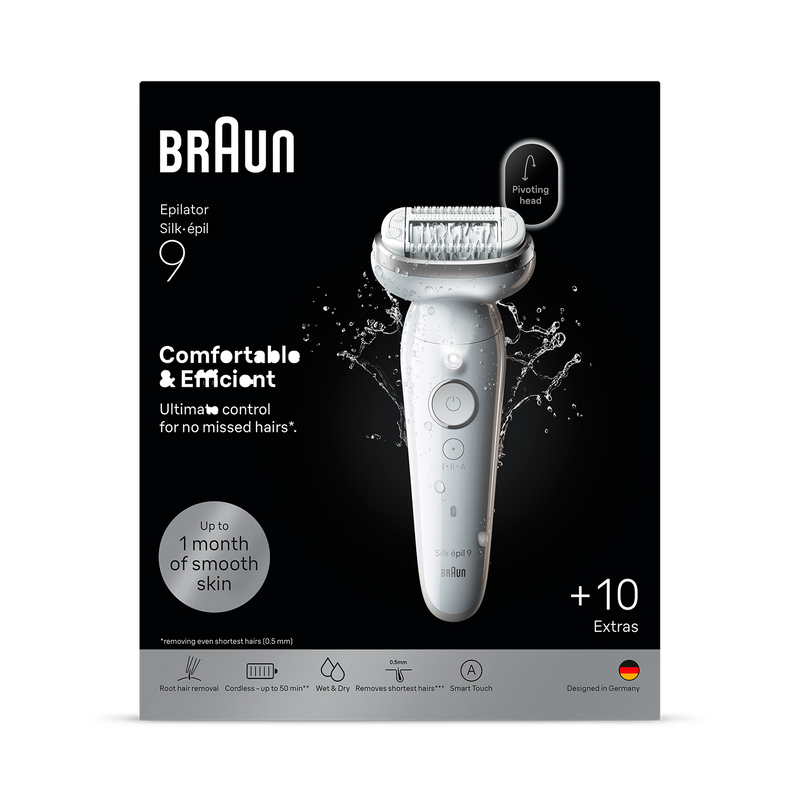 Braun Silk·épil 9 wet and dry epilator (British brand)