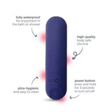 plusOne Purple personal massager waterproof silicone (British brand)