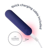 plusOne Purple personal massager waterproof silicone (British brand)