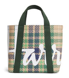 Harrods mini tartan check tote bag (British brand)