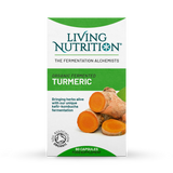 Holland & Barrett Living Nutrition Organic Fermented Turmeric Capsules 60- Buy online at McGrocer