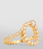 Sophie Bille Brahe Ensemble O ring yellow gold diamond, UK version