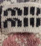 Miu Miu wool-cashmere knitted bag charm - British product