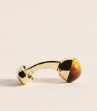 Babette Wasserman Chakra Power Orb Tigers Eye cufflinks - British product