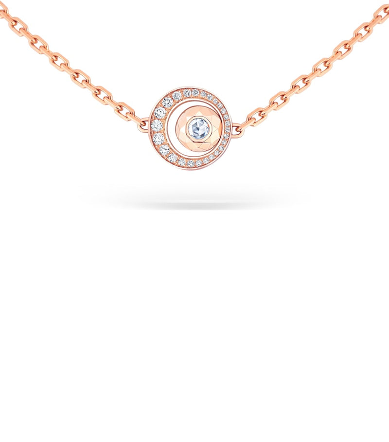 David Morris rose gold chain necklace (British brand)
