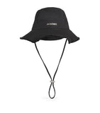 Jacquemus Artichaut bucket hat with logo plaque in cotton (British brand)