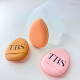 TBS Mini Powder Puffs 3 Pack, imported from the UK