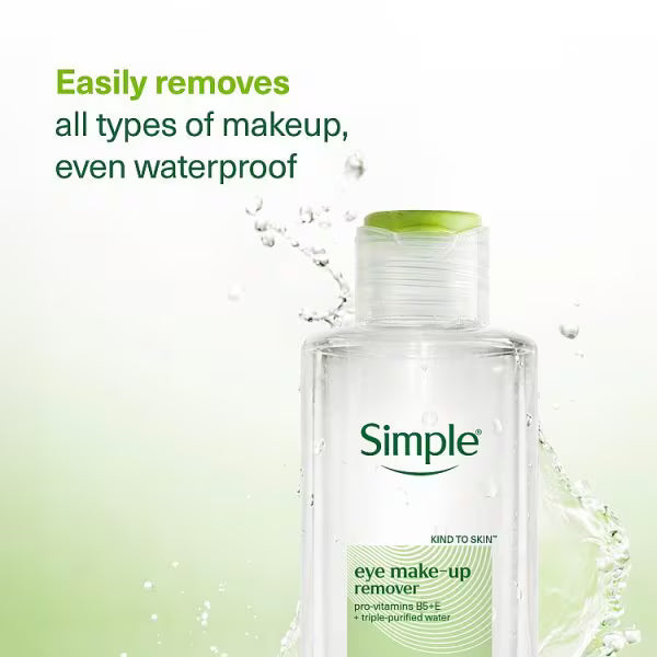 Simple Kind to Skin Eye Make-Up Remover 125ml (British brand)