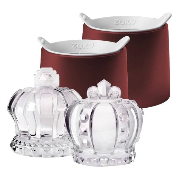 Zoku crown ice moulds 2-pack tray set, UK version