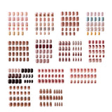 Livingandhome press on nails mixed decorated set 312pcs, imported from the UK