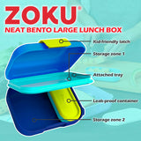 Zoku Neat Bento Large leakproof lunch box, UK version