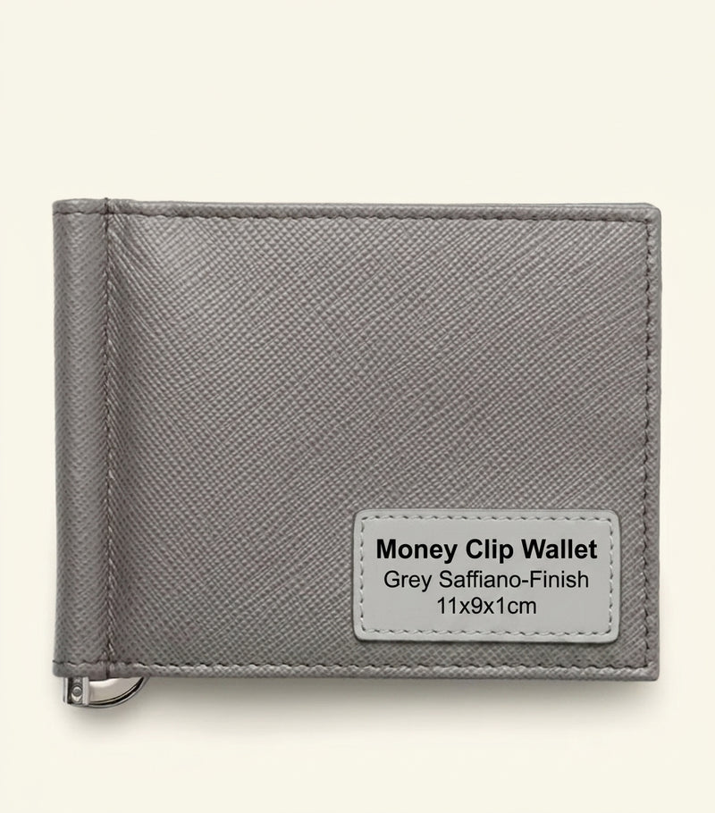 Prada Saffiano Leather Bifold Wallet 8.5x11cm, imported from the UK