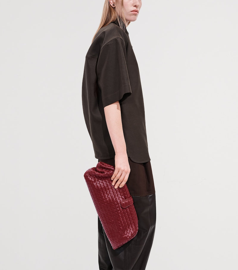 Bottega Veneta Lauren 1979 clutch bag lambskin Intrecciato - British product