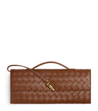 Bottega Veneta Andiamo leather clutch bag - British product