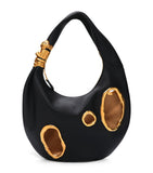 Schiaparelli large calfskin soufflé shoulder bag, UK version