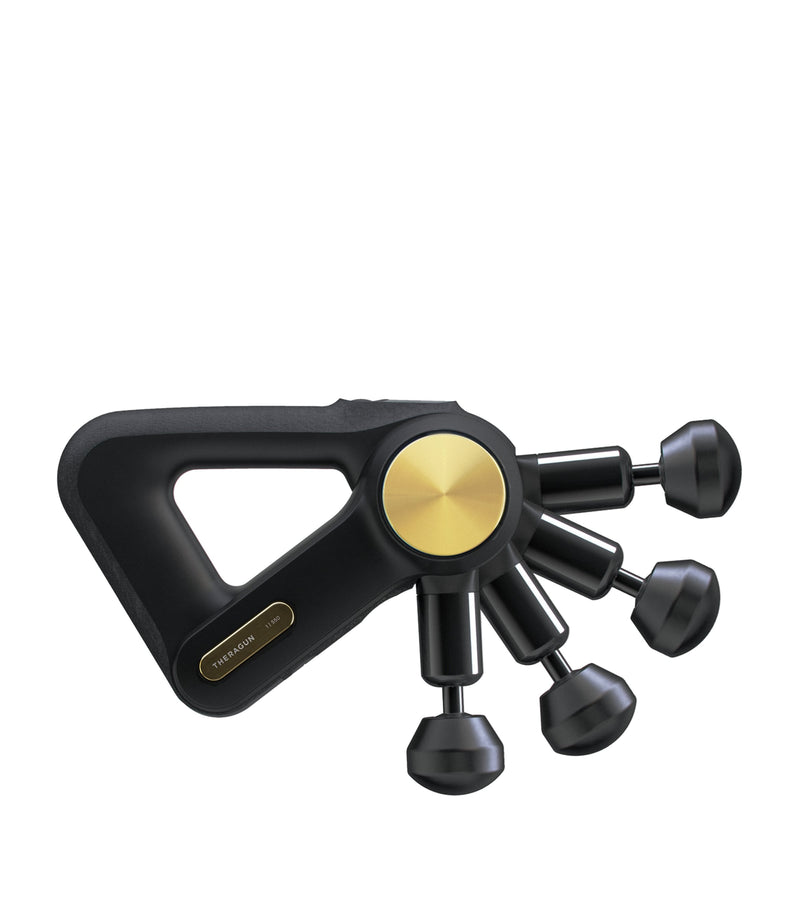 Therabody Theragun 24K Gold PRO percussive therapy device, imported from the UK