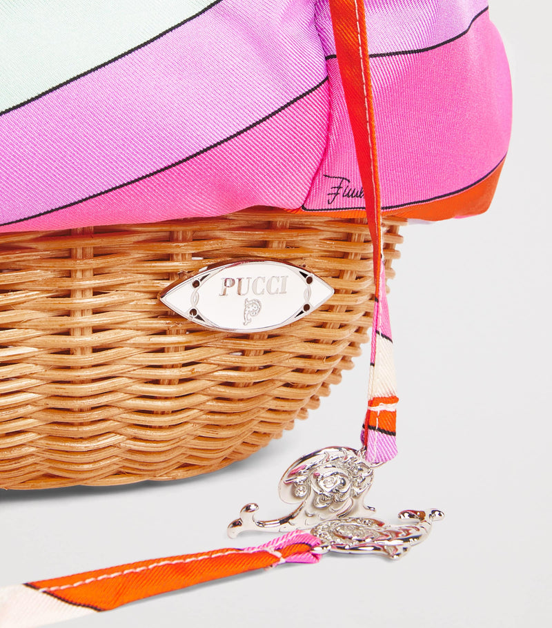 PUCCI Iride Print bucket bag (British brand)