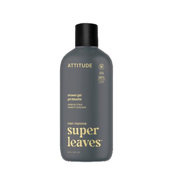 Attitude shower gel Amber & Citrus 414ml, UK version