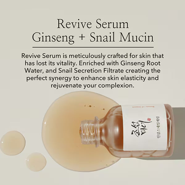 Beauty Of Joseon Revive Serum Ginseng Snail Mucin 30ml - British product