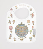 Atelier Choux organic cotton hot air balloon bib (British brand)