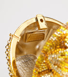 Judith Leiber Sunflower Soleil clutch bag, UK version