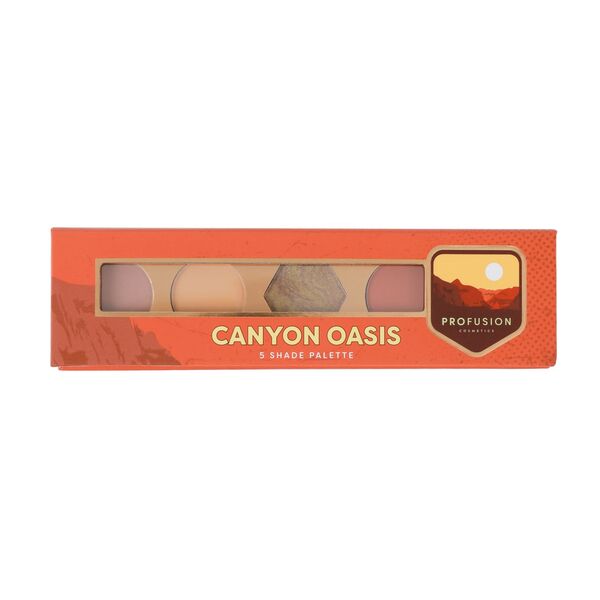 Profusion Cosmetics Canon Oasis 5 Shade Palette - British product