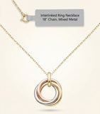 Cartier Trinity necklace three golds 26.7mm, UK version