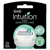 Wilkinson Sword Intuition 2 in 1 Sensitive Care Razor Blades 3pk