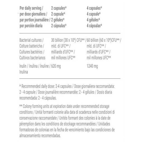 RAIBU Probiotics 25 bacterial cultures 180 capsules - British product