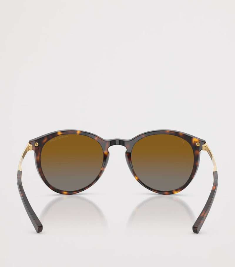 Michael Kors Adrianna III round sunglasses tortoiseshell, imported from the UK