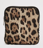 Dolce&Gabbana leopard-print crossbody bag in nylon and leather - British product