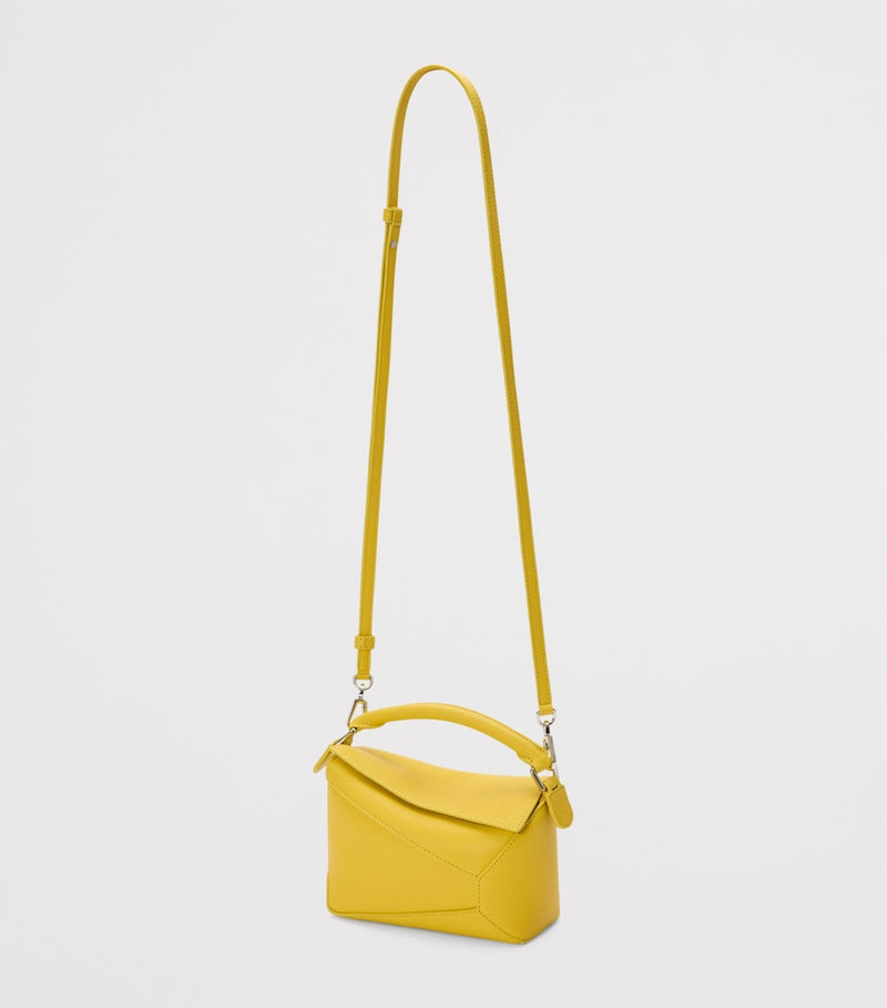 LOEWE Puzzle Edge top-handle bag in calfskin, imported from the UK