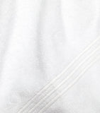 Pratesi hand towel with three hand-embroidered lines, 50cm x 75cm, imported from the UK