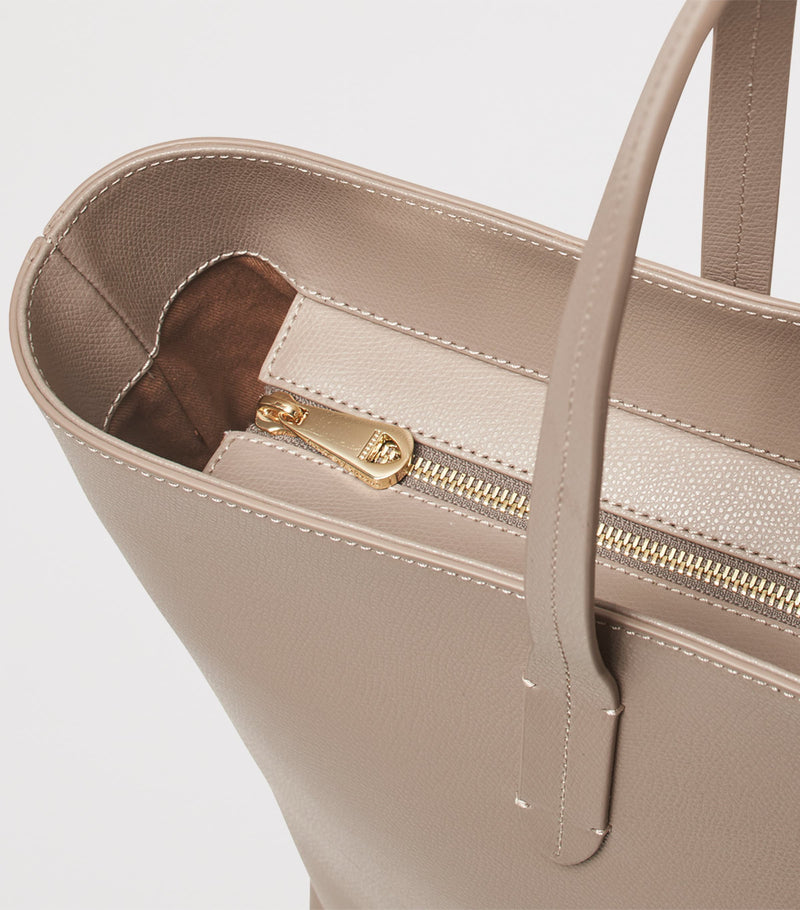 Aspinal of London leather East West tote bag - British product