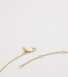 Monica Vinader gold vermeil moonstone necklace (British brand)