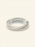 Cartier Trinity bracelet 18ct white yellow rose gold size 17, UK version